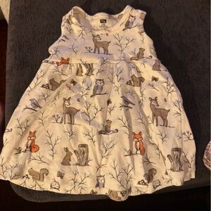 Charming Animal Print Baby Dress